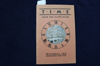 1937 PETER H. MITCHELL CLOCK COLLECTION CATALOGUE SOFTCOVER BOOK - K 777