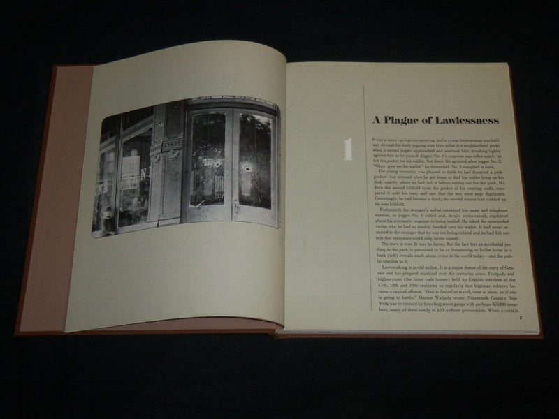 1976 CRIME HUMAN BEHAVIOR HARDCOVER BOOK BY VIRGINIA ADAMS - I 2044