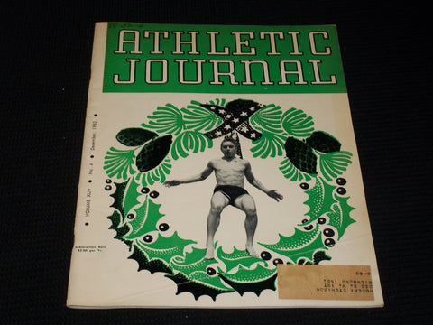 1963 DECEMBER ATHLETIC JOURNAL MAGAZINE - HOLIDAY ISSUE COVER - E 5827