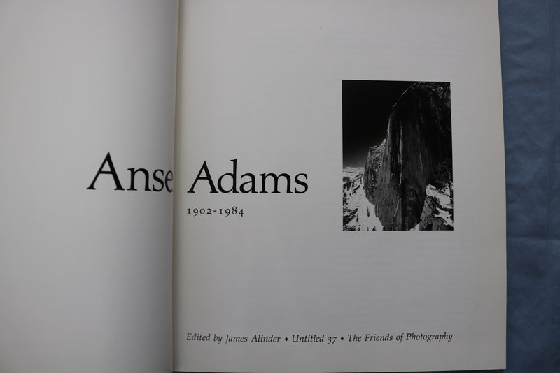 1984 ANSEL ADAMS 1902-1984 SOFTCOVER BOOK - K 3149