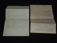 1909-1925 OFFICIAL DOCUMENTS LOT OF 10 - MASSACHUSETTS - PENNSYLVANIA - K 3387