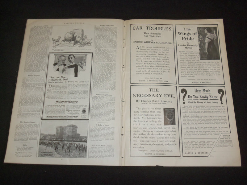 1913 MARCH 29 HARPER'S WEEKLY MAGAZINE - NEW ADMINISTRATION AND CHINA - ST 6382