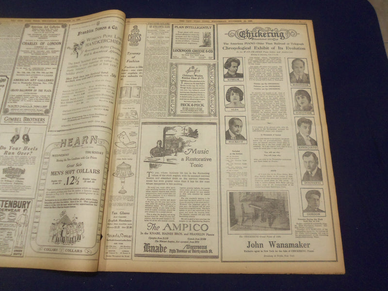 1920 NOVEMBER 10 NEW YORK TIMES - BASEBALL CONFLICT SHIFTS TO MINORS - NT 8450