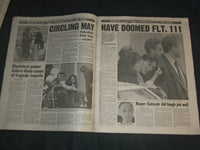 1998 SEPTEMBER 5 NEW YORK POST NEWSPAPER - FACES OF DOOMED FLIGHT 111 - NP 4124