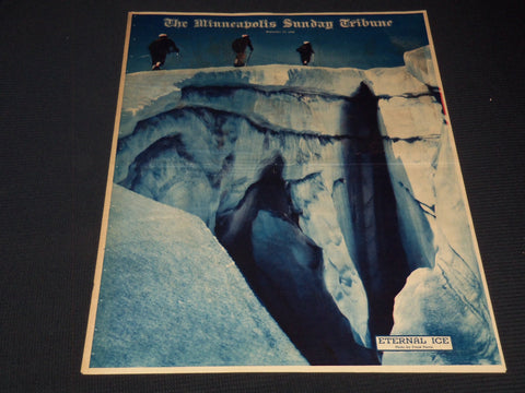 1939 SEPT 24 MINNEAPOLIS SUNDAY TRIBUNE COLOR SECTION - ETERNAL ICE - NT 9578