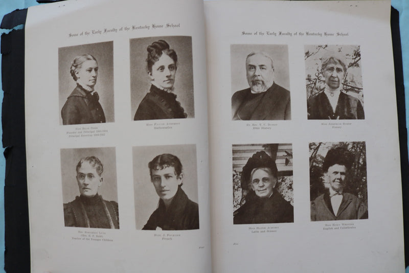 1910 & 1915 PANDAISIA - KENTUCKY HOME SCHOOL YEARBOOKS - LOT OF 2 - K 3310