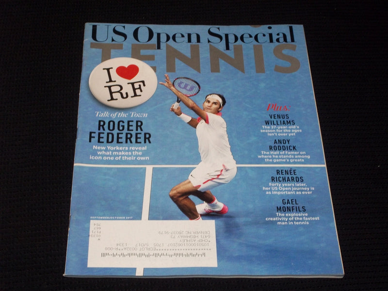 2017 SEPTEMBER TENNIS MAGAZINE - ROGER FEDERER FRONT COVER - E 2237