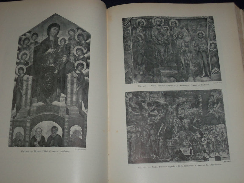 1953 L' ARTE MEDIOEVALE VOLUME BY EMILIO LAVAGNINO - ITALIAN - ILLUS. - KD 2193