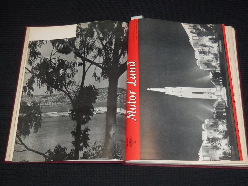 1939 JAN-DEC THE MOTOR LAND MAGAZINE BOUND VOLUME - TREASURE ISLAND - KD 704P