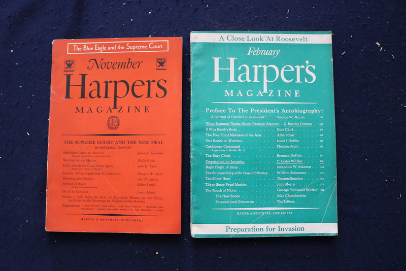 1866-1945 HARPER'S MONTHLY MAGAZINE - LOT OF 14 - O 3490