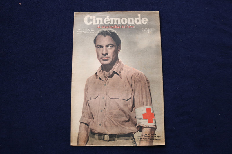 1946 MAY 28 CINEMONDE MAGAZINE - ZITA FIORE - GARY COOPER COVER - E 23951