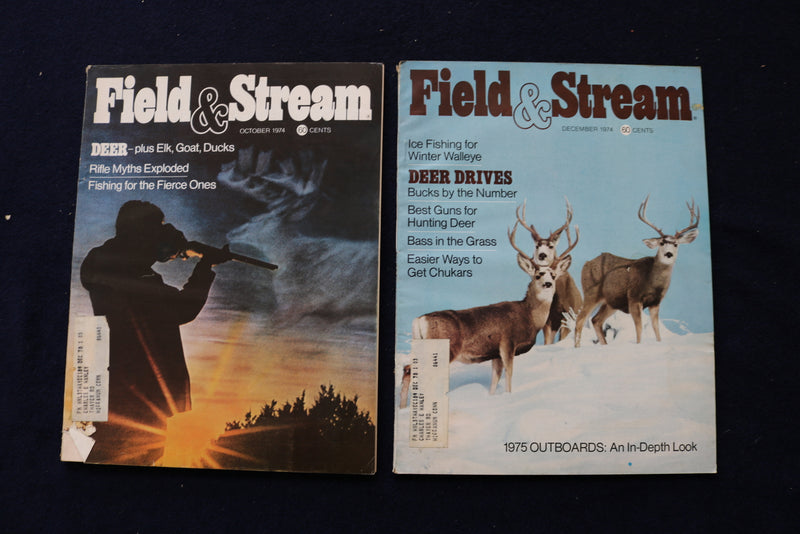 1959-1975 FIELD & STREAM MAGAZINE - LOT OF 13 - O 3588