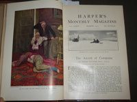 1912 MARCH-MAY HARPER'S MONTHLY MAGAZINE BOUND VOLUME - HOWARD PYLE - KD 4907