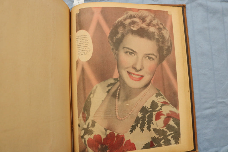 GARY COOPER & INGRID BERGMAN FOR WHOM THE BELLS TOLL SCRAPBOOK - E 26466