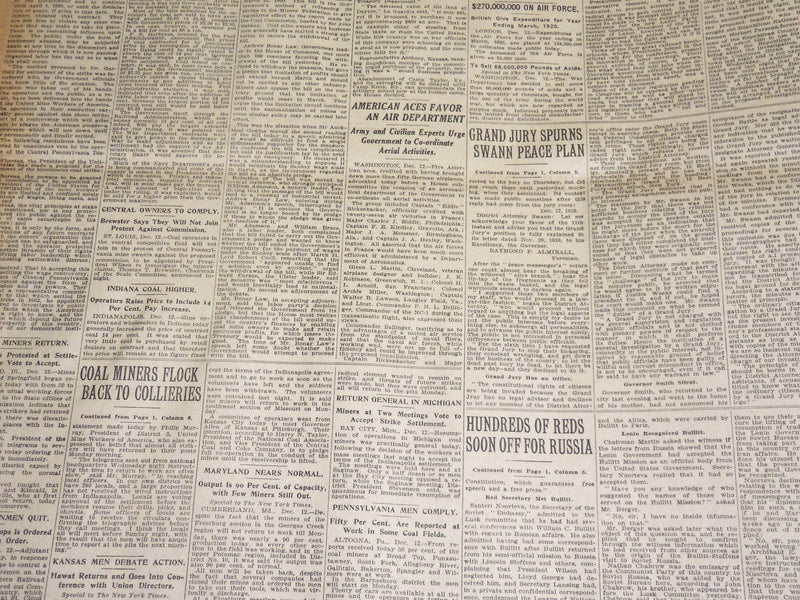 1919 DECEMBER 13 NEW YORK TIMES - WOOLWORTH HEIRS MUST PAY $7,850,000 - NT 7954