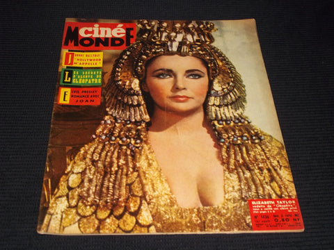 1962 FEBRUARY 13 CINEMONDE MAGAZINE - LIZ TAYLOR COVER - E 24851