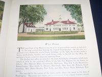 1928 MOUNT VERNON VIRGINIA ILLUSTRATED HANDBOOK - HOME OF WASHINGTON - J 1197