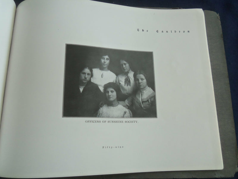 1912 THE CAULDRON FRANKFORT HIGH SCHOOL YEARBOOK - FRANKFORT, INDIANA - YB 2726