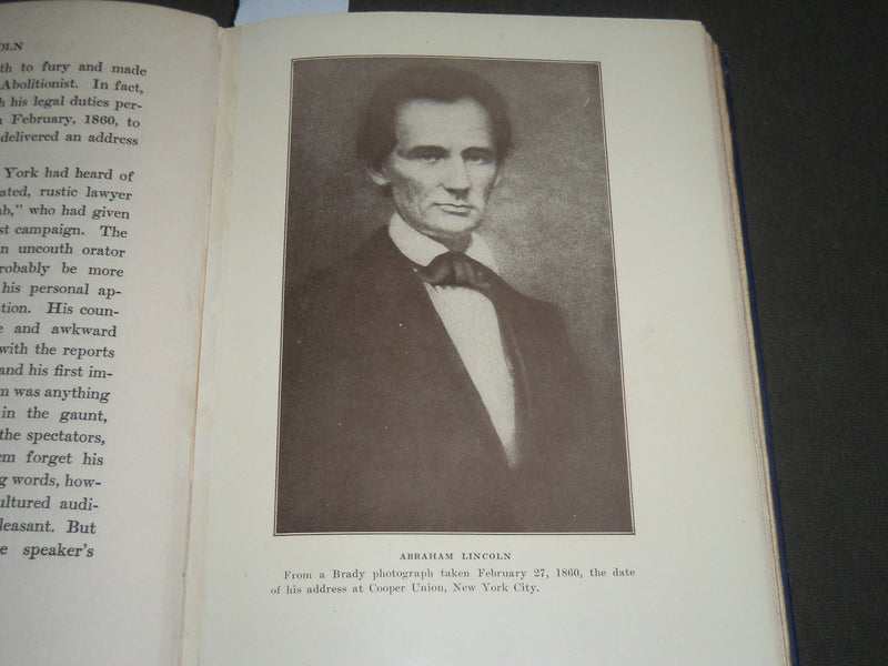 1928 LINCOLN-EMANCIPATOR OF THE NATION BY FREDERICK TREVOR HILL BOOK - KD 4420