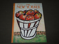 1967 SEPTEMBER 30 NEW YORKER MAGAZINE FRONT COVER ONLY - GREAT ART FOR FRAMING