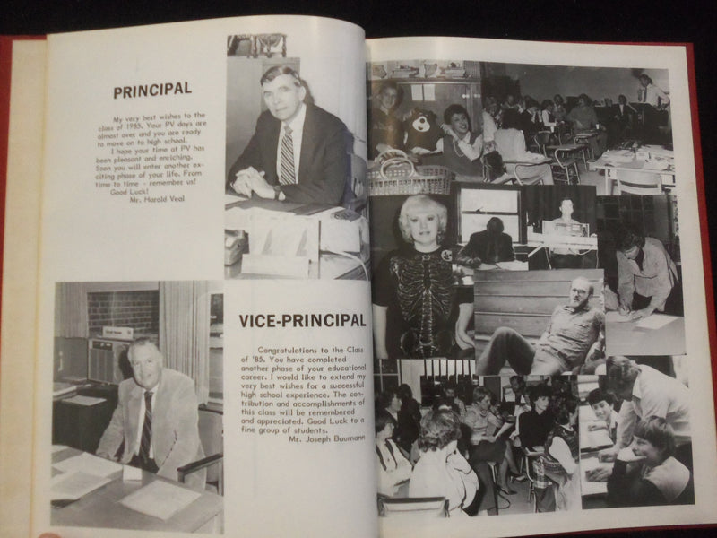 1985 IMPRESSIONS PEQUANNOCK VALLEY SCHOOL YEARBOOK- POMPTON PLAINS, NJ - YB 3163