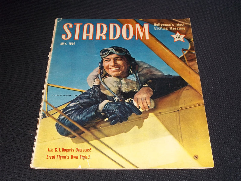 1944 MAY STARDOM MAGAZINE - ROBERT TAYLOR FRONT COVER - E 20158