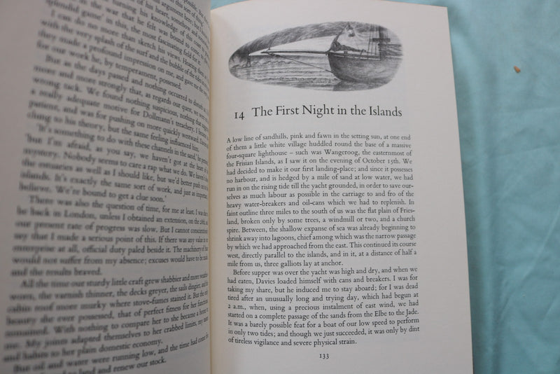 1992 THE RIDDLE OF THE SANDS HARDCOVER BOOK BY ERSKINE CHILDERS - KD 9671