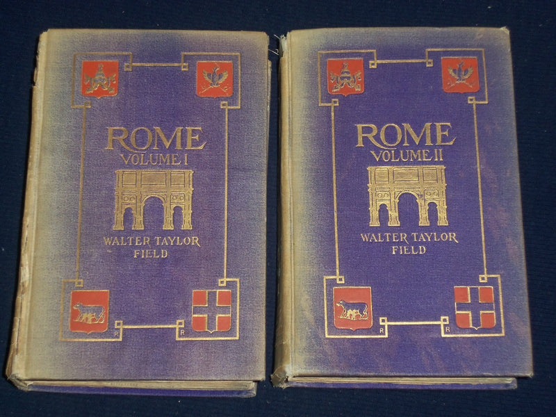 1905 ROME VOLUME SET OF 2 BY WALTER TAYLOR FIELD - VOLUME 1 & 2 - KD 2142