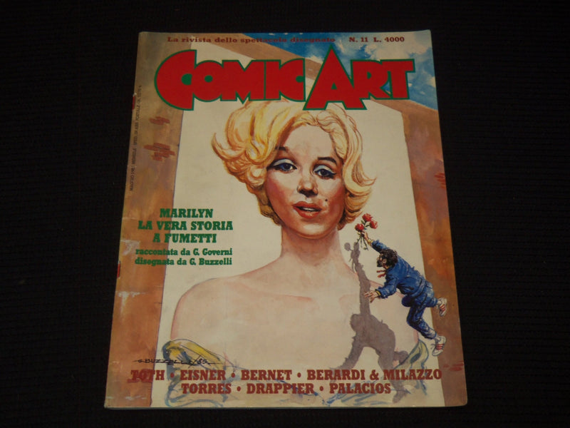 1985 MAY COMIC ART MAGAZINE - MARILYN MONROE - RARE - E 17043