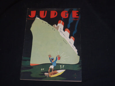 1932 SEPTEMBER JUDGE MAGAZINE - ILLUSTRATED COVER - ST 5742