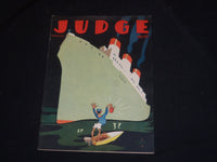1932 SEPTEMBER JUDGE MAGAZINE - ILLUSTRATED COVER - ST 5742