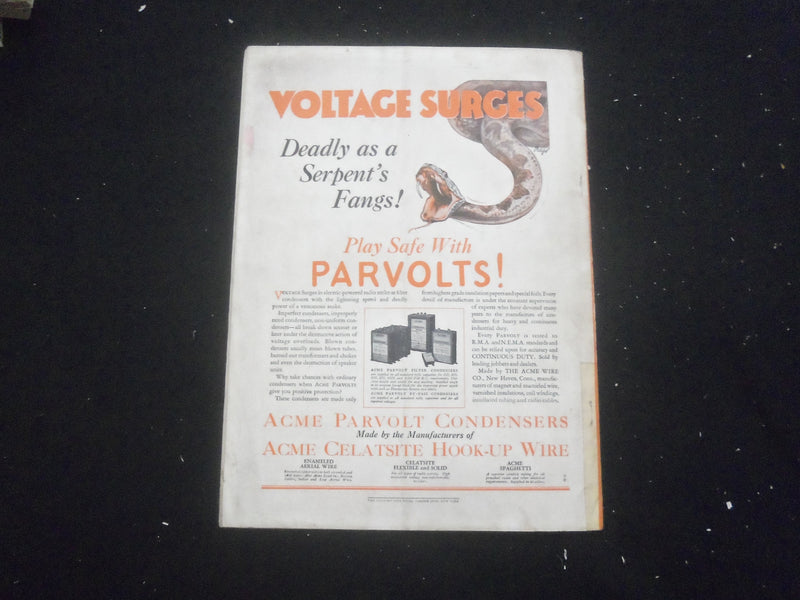 1928 MAY RADIO BROADCAST MAGAZINE - NICE COVER, ARTICLES & PHOTOS - B 434O