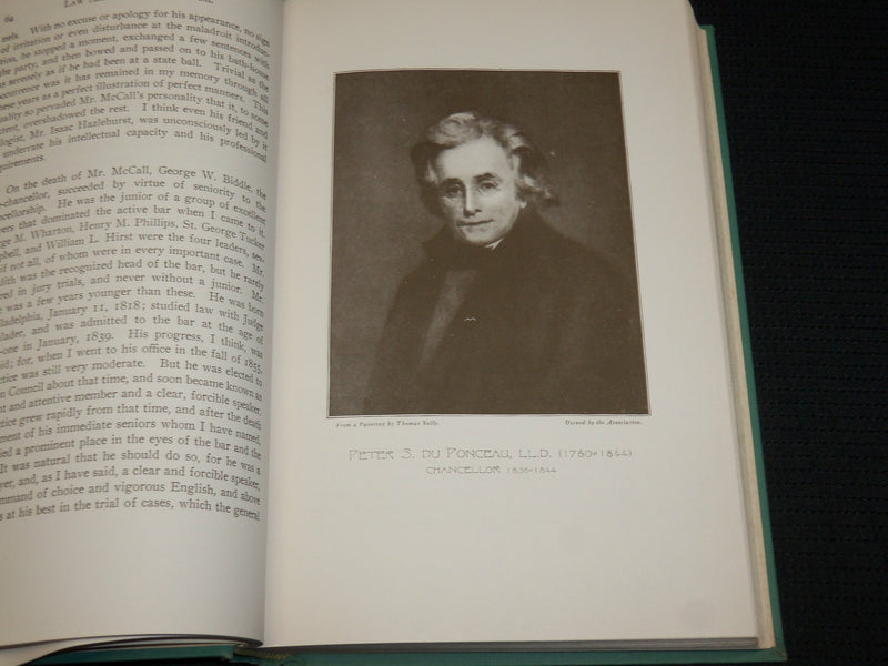1954 THE LAW ASSOCIATION OF PHILADELPHIA 1802-1902 HARDCOVER BOOK - KD 7339