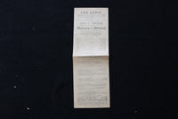 1900'S BABES IN THE WOOD PROGRAM - THE LYRIC THEATRE - K 1989
