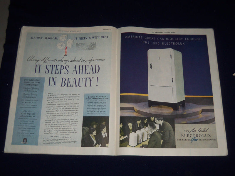 1935 FEBRUARY 16 THE SATURDAY EVENING POST MAGAZINE - ILLUSTRATED COVER- SP 5485
