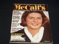 1974 OCTOBER MCCALL'S MAGAZINE - INGRID BERGMAN FRONT COVER - E 710