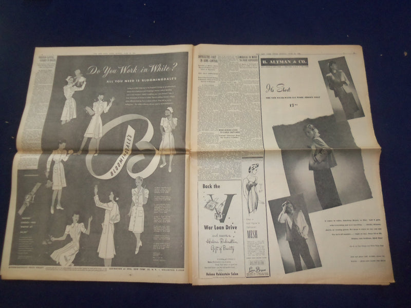 1944 JUNE 18 NEW YORK TIMES - AMERICANS THREATEN TO TRAP CHERBOURG FOE - NP 6571