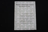 1961 JUNE PLANT MANAGEMENT AND ENGINEERING MAGAZINE - SP 4181X