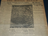 1910 JUNE 25 THE BOSTON HERALD - HARVARD CLASS DAY CROWDS DRENCHED - BH 344