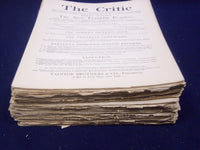 1887 THE CRITIC MAGAZINE LOT OF 49 ISSUES - GREAT REVIEWS & ARTICLES - WR 799