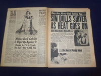1966 FEBRUARY 12 FLASH NEWSPAPER - I MADE IT BIG AND ENDED UP FLAT BUST- NP 6959