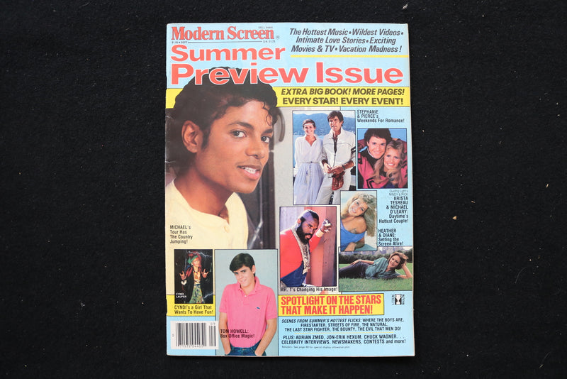 1984 SEPTEMBER MODERN SCREEN MAGAZINE - MICHAEL JACKSON COVER - E 24596