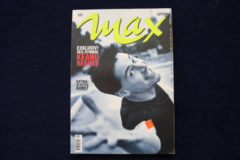 1995 SEPTEMBER MAX MAGAZINE - KEANU REEVES COVER - E 23450