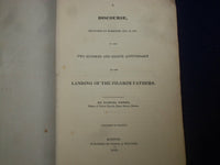1828 LANDING OF THE PILGRIM FATHERS DISCOURSE BY SAMUAL GREEN - J 4453