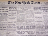 1932 JULY 6 NEW YORK TIMES - MATTERN AND GRIFFIN TAKE OFF - NT 4027