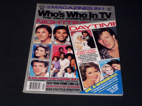 1985 #4 WHO'S WHO IN TV MAGAZINE - JACK WAGNER FRONT COVER - E 14400