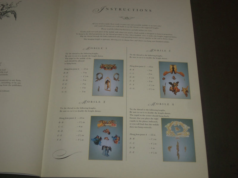 1999 ANGELS IN THE AIR BOOK OF MOBILES BY ANIA MOCHLINSKA - SOFTCOVER - I 1467
