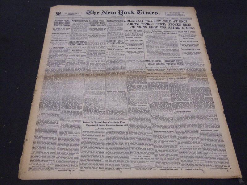 1933 OCTOBER 24 NEW YORK TIMES - NEW ORLEANS WOMEN TO BOYCOTT BOOK - NT 5256