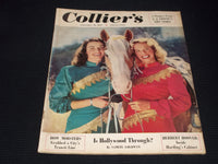 1951 SEPTEMBER 29 COLLIER'S MAGAZINE - RODEO SISTERS FRONT COVER - E 13297