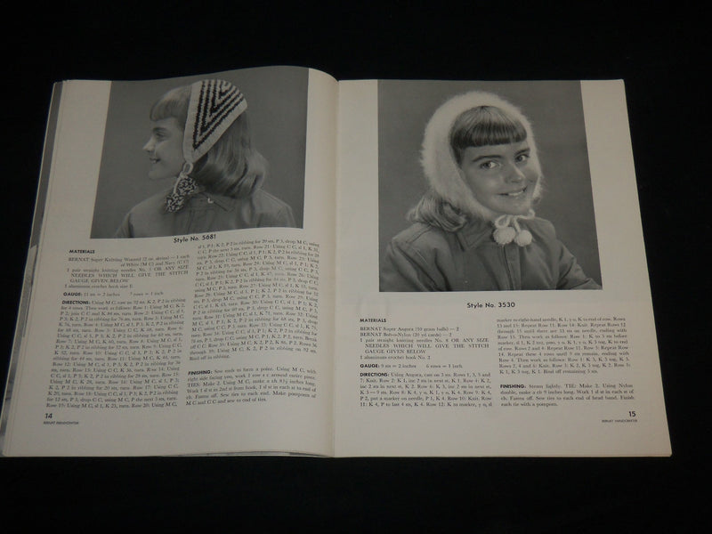 1955 BERNAT HANDICRAFTER BOOK NO. 46 - ACCESSORIES FOR CHILDREN - J 6721